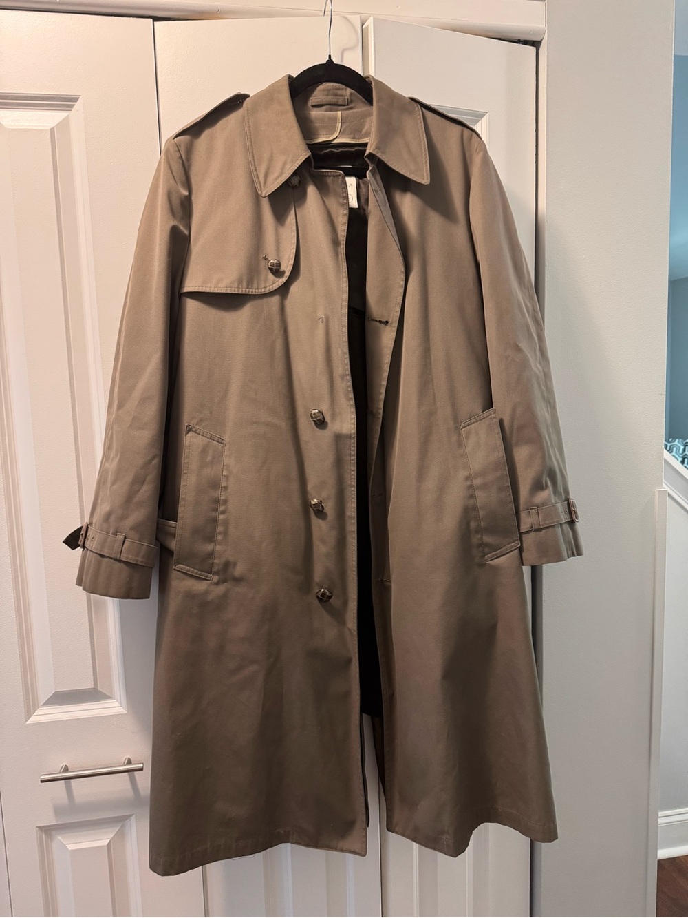 Vintage London Fog Classic Tan Trench Coat